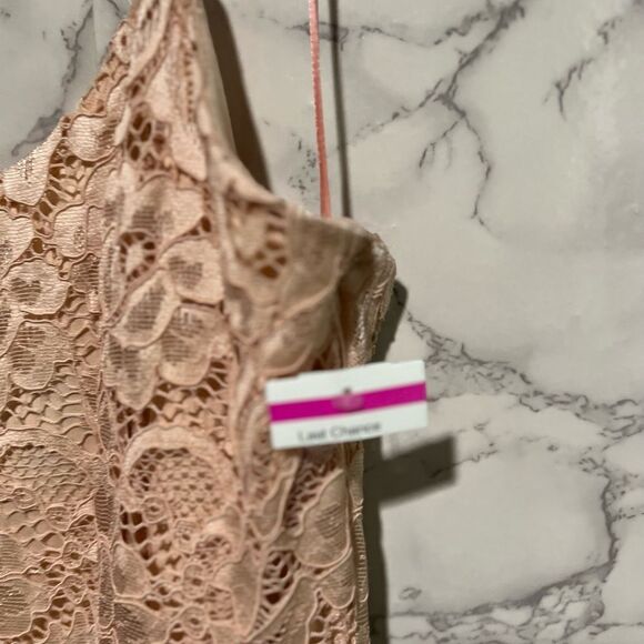 Sam Edelman Soft Pink Lace Dress Size 8 - Picture 4 of 5